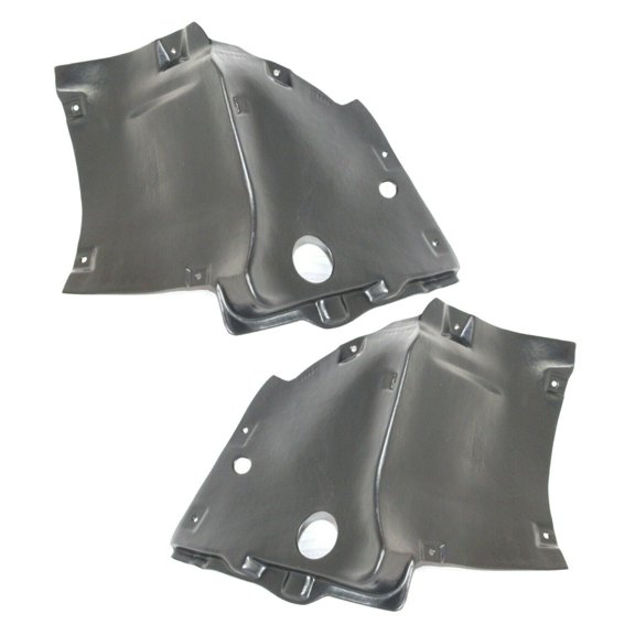 DAMAIJOY Splash Shield for Benz for CLK320 Base 2003-2005 for CLK500 Base 2003-2005 for CLK55 AMG Base 2003-2005 Front LH & Set of 2 Plastic Wheel Liner-Part Name MB1249139 MB1248139