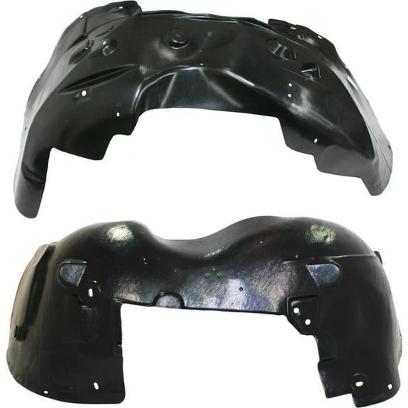 DAMAIJOY Splash Shield for Chevy for Avalanche LS/LT/LTZ 07-12 for Tahoe LS/LT/LTZ 07-14 for Suburban 1500 LS/LT/LTZ 07-14 for Suburban 2500 LS/LT 07-13 Front Left & Right Side Set of 2 Plastic