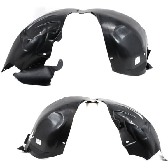 DAMAIJOY Splash Shield for Ford for Flex Limited/SE/SEL 2009-2019 & Titanium 2011-2012 Front Driver and Passenger Side Set of 2 (Plastic) Wheel Liner-Part Name 14868240 FO1248139