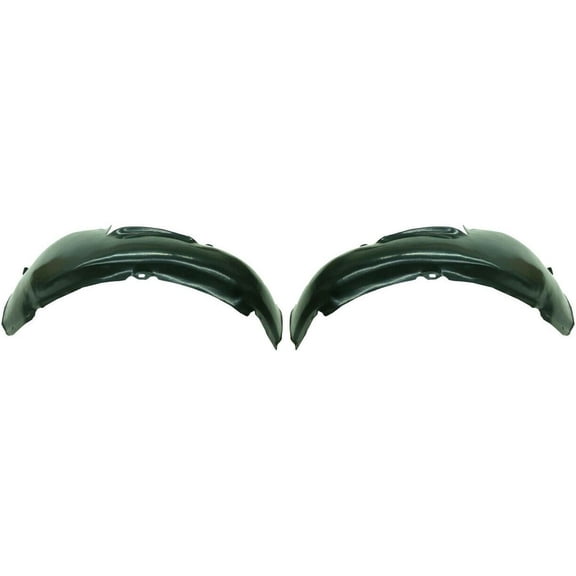 DAMAIJOY Splash Shield for VW for Golf 2010-2014 for Jetta 2005-201,for VW for Golf 2010-2014 for Jetta 2005-201 Front Left & Right Side Set of 2 Plastic Rear Section Wheel Liner-Part Name