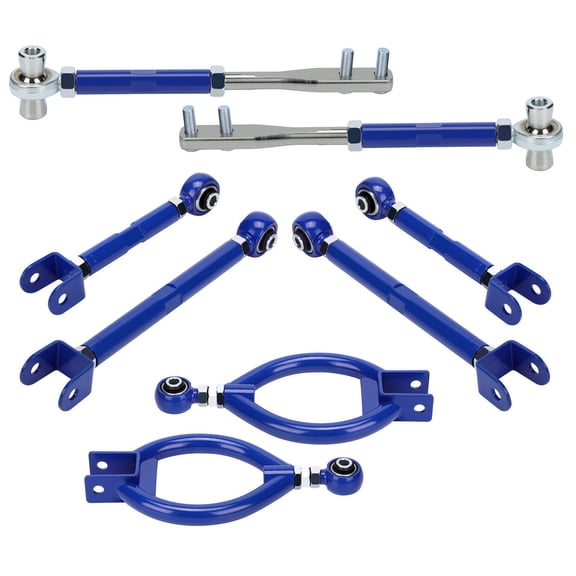 DAMAIJOY Suspension Control Arm Kit Front Rear Lower Side Steel Arms Rods Z32 for Nissan for 240SX 1989-1994 for 300ZX 1990-1996 PRAW6G