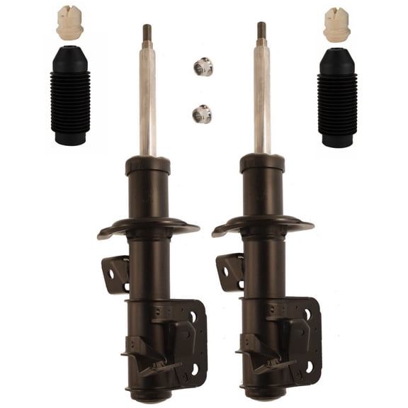 DAMAIJOY Suspension Kit Assembly Front Left Driver Right Passenger Upper Side Iron Chrome Struts Bellows for Scion for FR-S 2013-2016,for Subaru for BRZ 2013-2016,for Toyota 86 2017 18"-Height