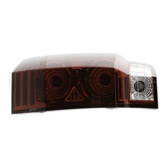 DAMAIJOY Tail Light Assembly Left Driver Side Red Clear Lens Bulb for Jeep for Commander Base 06-07 & Limited 06-10 & Overland 07-09 & Sport 07-10