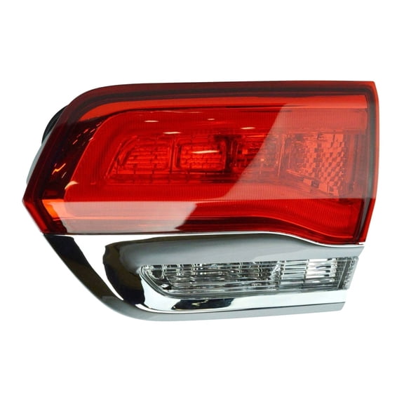 DAMAIJOY Tail Light Assembly Rear Right Passenger Inner Side Chrome Trunk Mounted Lamp for Jeep for Grand Cherokee Laredo 14-20 22 & Limited/Overland/Summit 14-22 CH2803105 68110046AB