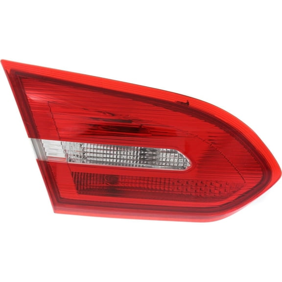 DAMAIJOY Tail Light Bulb Driver Inner Side Red Lens W/ Bulb Tail Lamp for Ford for Focus S/SE/Titanium 15-18 & SEL 17-18 F1EZ13405A FO2802110