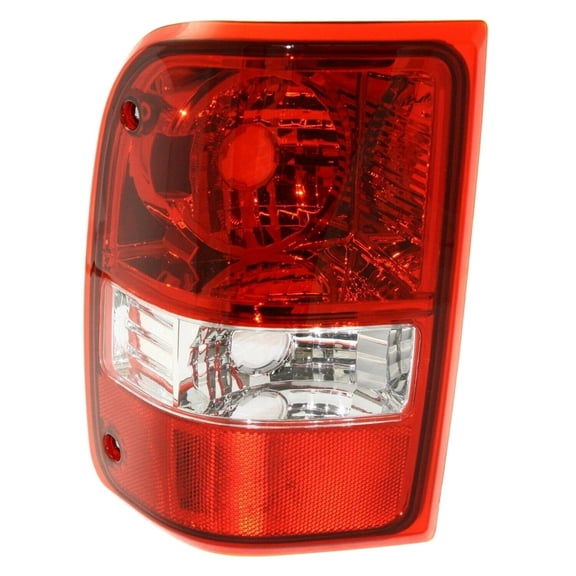 DAMAIJOY Tail Light Bulb Left Driver Side Clear & Red Lens Crew Lamp for Ford for Ranger FX4 06-09 & Sport/XL/XLT 06-11 FO2818121 6L5Z13405AA