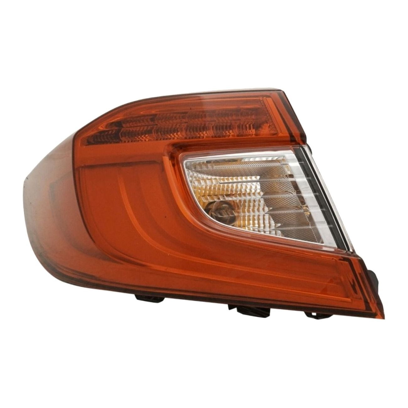 Driver Side Inner+Outer Tail Light Set For 2003-2008 Toyota Corolla – Clear Lens, Halogen, DOT/SAE Certified