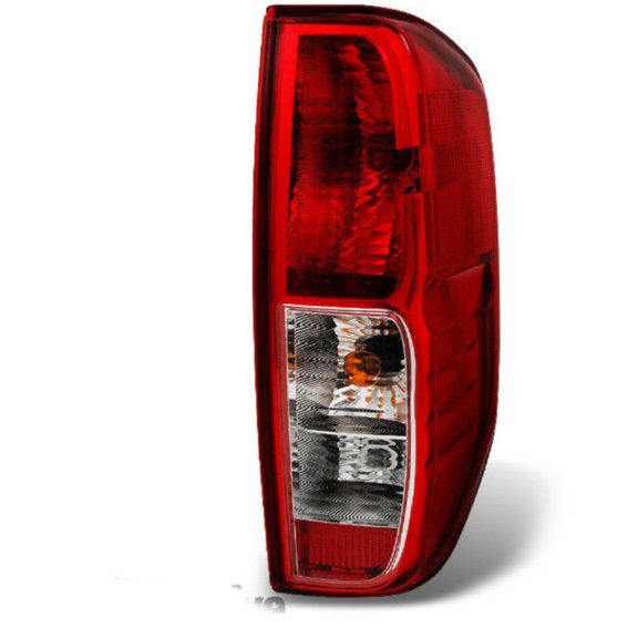 DAMAIJOY Tail Light Right Passenger Side Red Clear Lens Chrome Housing Extended Taillight for Nissan for Frontier 2005-2019,for Suzuki for Equator 2009-2012 NI2801170