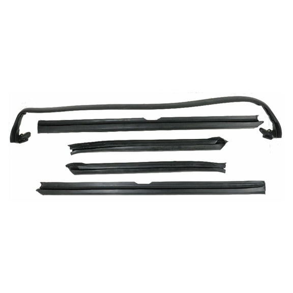DAMAIJOY Top Seal Rubber Weatherstrip for Buick for Centurion for LeSabre,for Cadillac for Eldorado,for Chevy for Caprice for Impala,for Pontiac for Catalina for Grandville 5 Piece Set