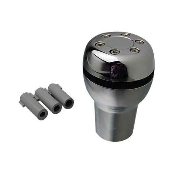 DAMAIJOY Univeral Car Gear Manual Transmission MT Short Shift Knob Shifter Chrome for CR-V 97-14,for Civic 85-14,for Civic del Sol 93-97,for Odyssey 95-14,for Accord 85-14,for Pilot 03-14