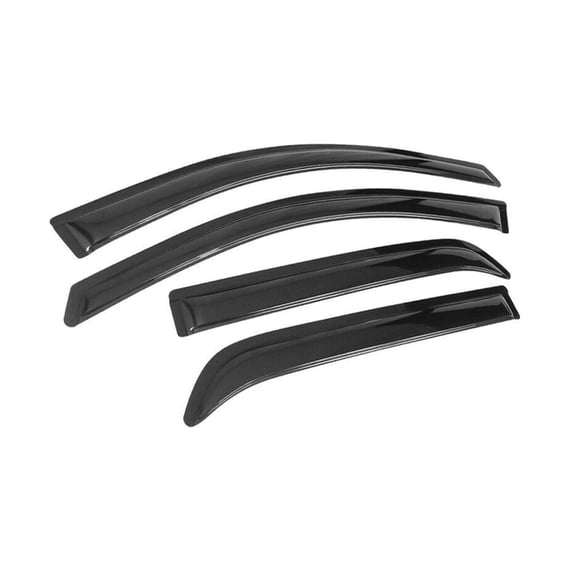 DAMAIJOY Window Visors Rain Sun Guard Vent 4pc Acrylic for GMC for Acadia 2007-2016 for Acadia Limited 2017,for Saturn for Outlook 2007-2010 Left Right Smoke/Tinted Slim Style GACAC07-94632