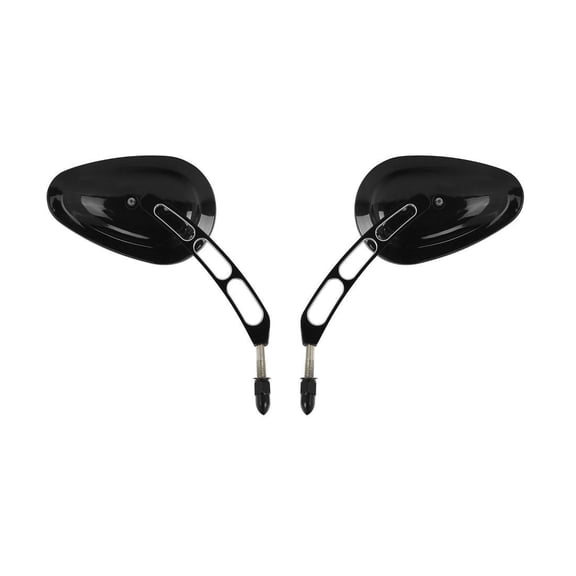 DAMAIJOY Zinc Alloy Textured Black Rear View Door Mirrors for Dyna Glide 1992 for Sport Glide II 1982 B8RMFFHSSERG