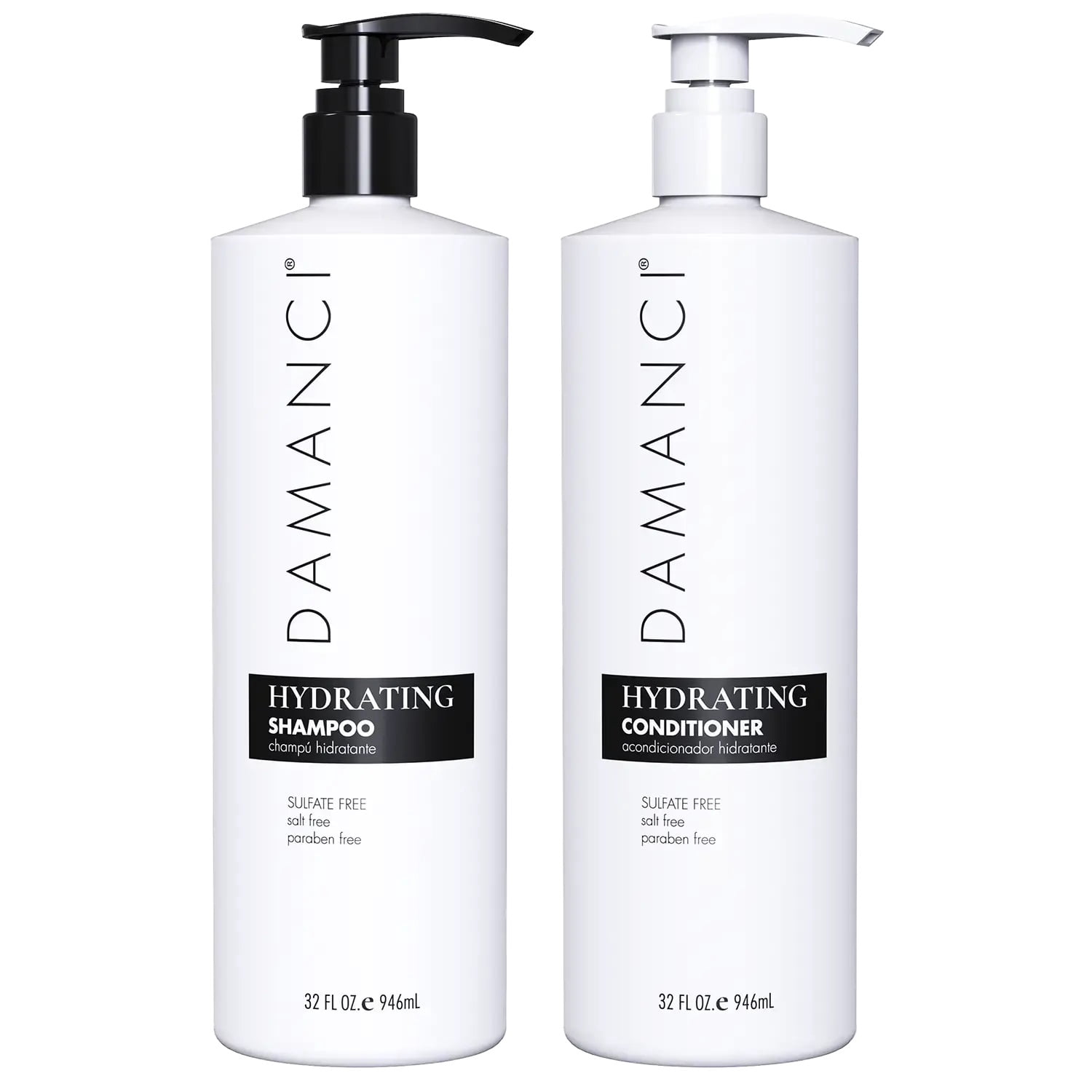 DAMANCI Hydrating Shampoo & Conditioner 32 Oz