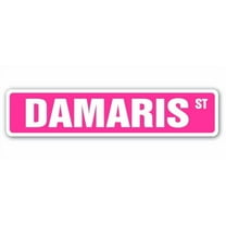 DAMARIS Street Sign Childrens Name Room Sign | Indoor/Outdoor |  18" Wide