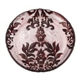 thumbnail image 1 of DAMASK 6.5" RED/VELVET CANAPE PLATE, 1 of 1