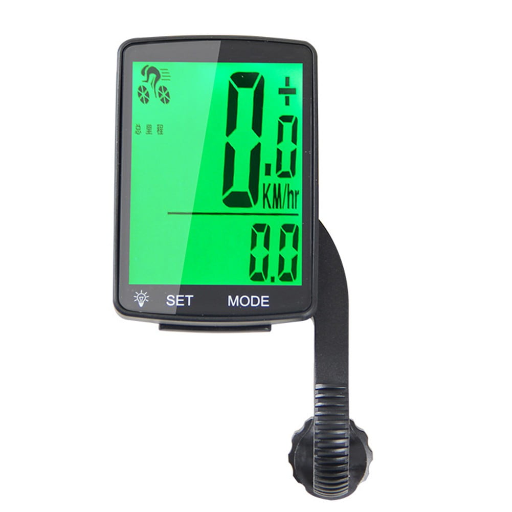 Wireless Wired Bike Computer Speedometer English Luminous Odometer Bicycle Computer Bike Measurable Temperature Stopwatch
