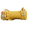 thumbnail image 1 of DAMIFU 10M/20M Polyester Safety Rope 10Mm Rock Climbing Rope With 2Pcs Carabiners Parachute Cord Lanyard Fire Escape Safety Rope, 1 of 9