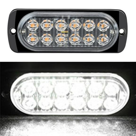 DAMIFU 12 Led Strobe Side Light Strobe Flashing Lightbar Car Truck Lamp Traffic Light
