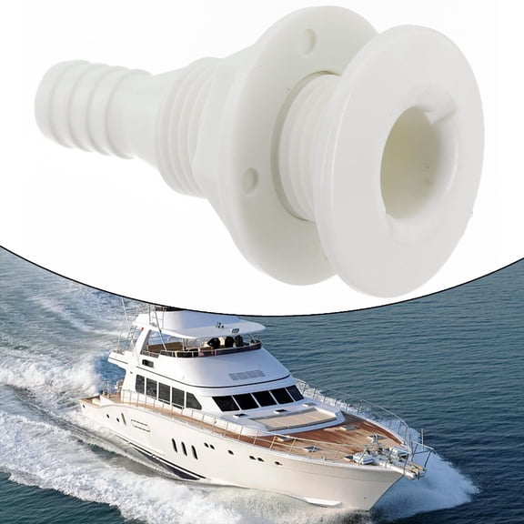 DAMIFU 19Mm 3 4 Thru Hull Skin Fitting High Pressure Resistant Quick And Hassle-Free Install Reliable Performance Boat Maintenance