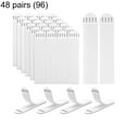 DAMIFU 48 pairs (96 pieces) adhesive strips 93*19mm picture frame