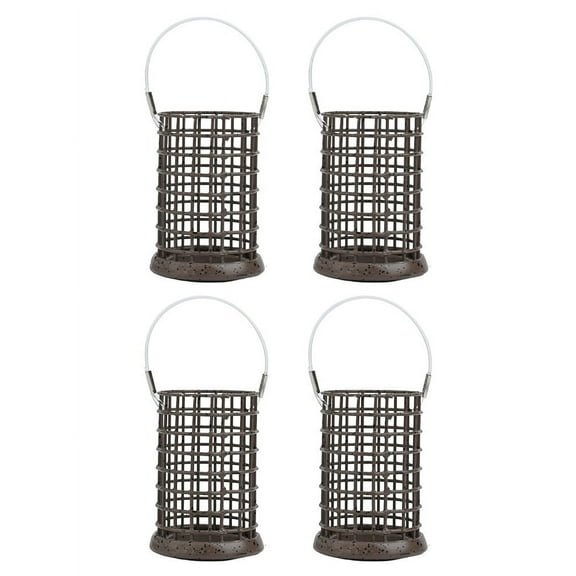 DAMIFU 4Pcs 20G 1Pc 40G Bait Cage Fishing Cage Feeders Fishing Gear