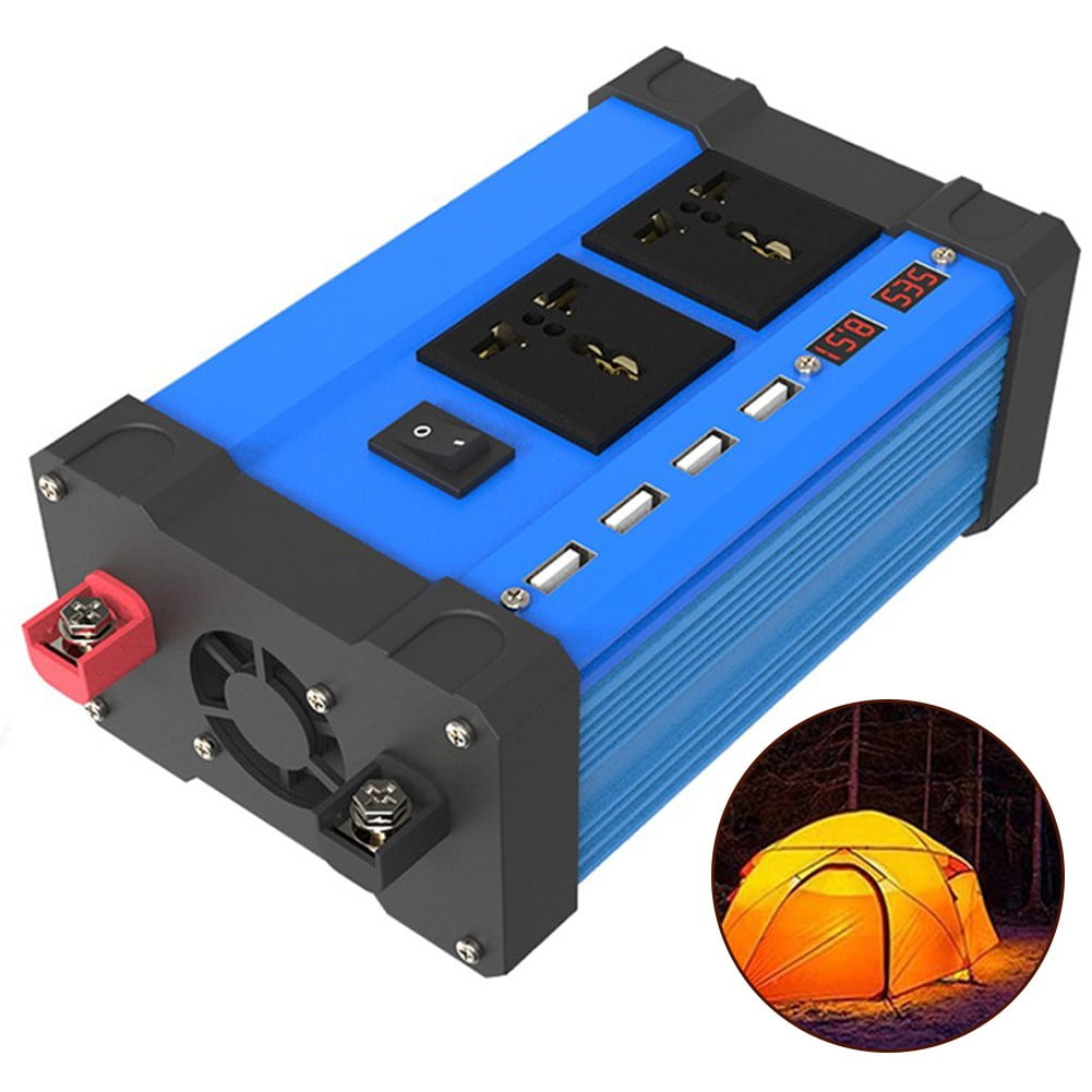 DAMIFU 500W Car Power Inverter LED Display Vehicle Power Inverter