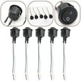 thumbnail image 1 of DAMIFU 5X On Off Round Rocker Switches 2 Pin Spst 20Mm Mini 12 Volt Dc Mini Circle Togg, 1 of 8