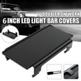 thumbnail image 1 of DAMIFU 6 Inch Led Work Light Bar Black Lens Cover Double Row For Off-Road Suv Truck Atv Car Spotlight Hood Accessory, 1 of 9