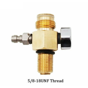 DAMIFU Adjustable Pressure Regulator For HPA Tank Needle Valve 4500psi/300bar 5/8-18UNF Thread