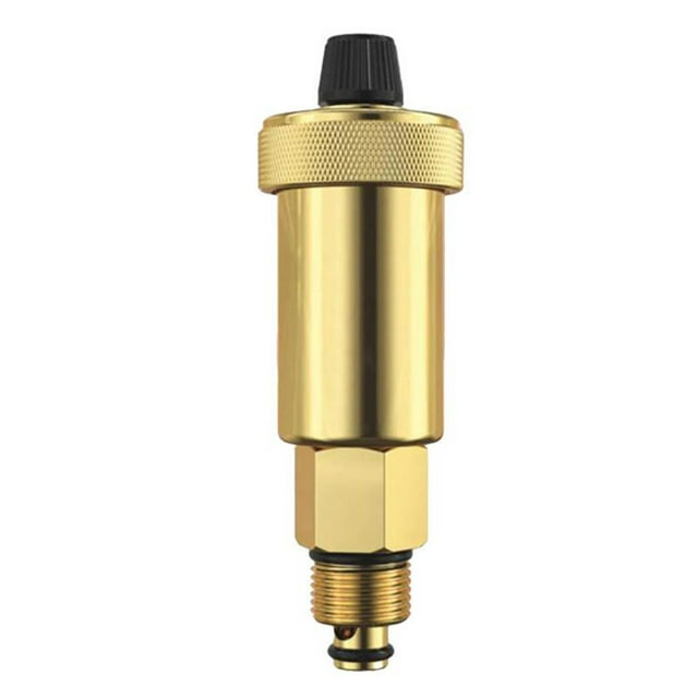 DAMIFU Automatic Quick Vent 3/8in Vent Valve With Shut-off Valve Brass ...