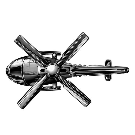 DAMIFU Car Air Freshener Mini Helicopter Rotating Aromatherapy Purifie
