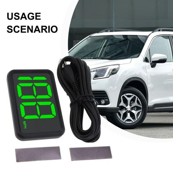 DAMIFU Car Head Up Display -MPH Km/H Car HUD Head-up Display GPS Digital Speedometer Big Font For Truck Auto Car Tools MPH