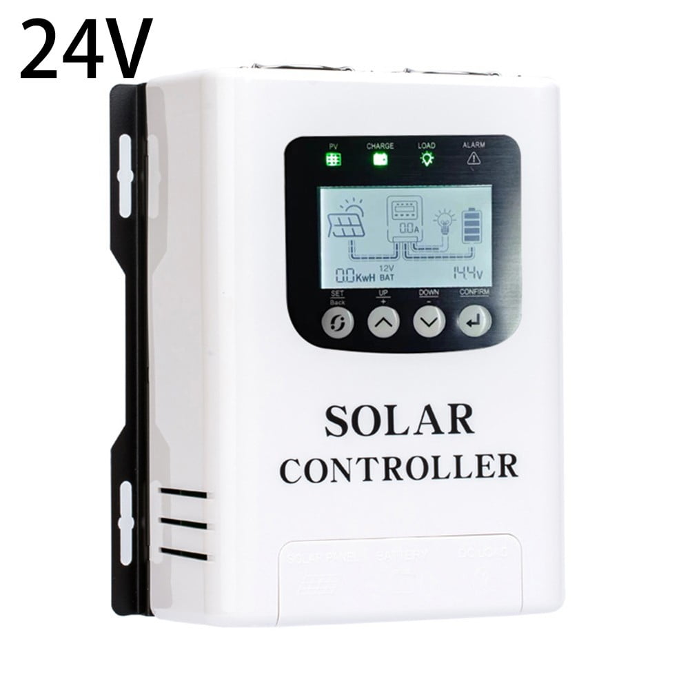 DAMIFU Car Solar Charge Controller 12V 24V 48V Solar Regulator Battery Chargers 0-230V 24V
