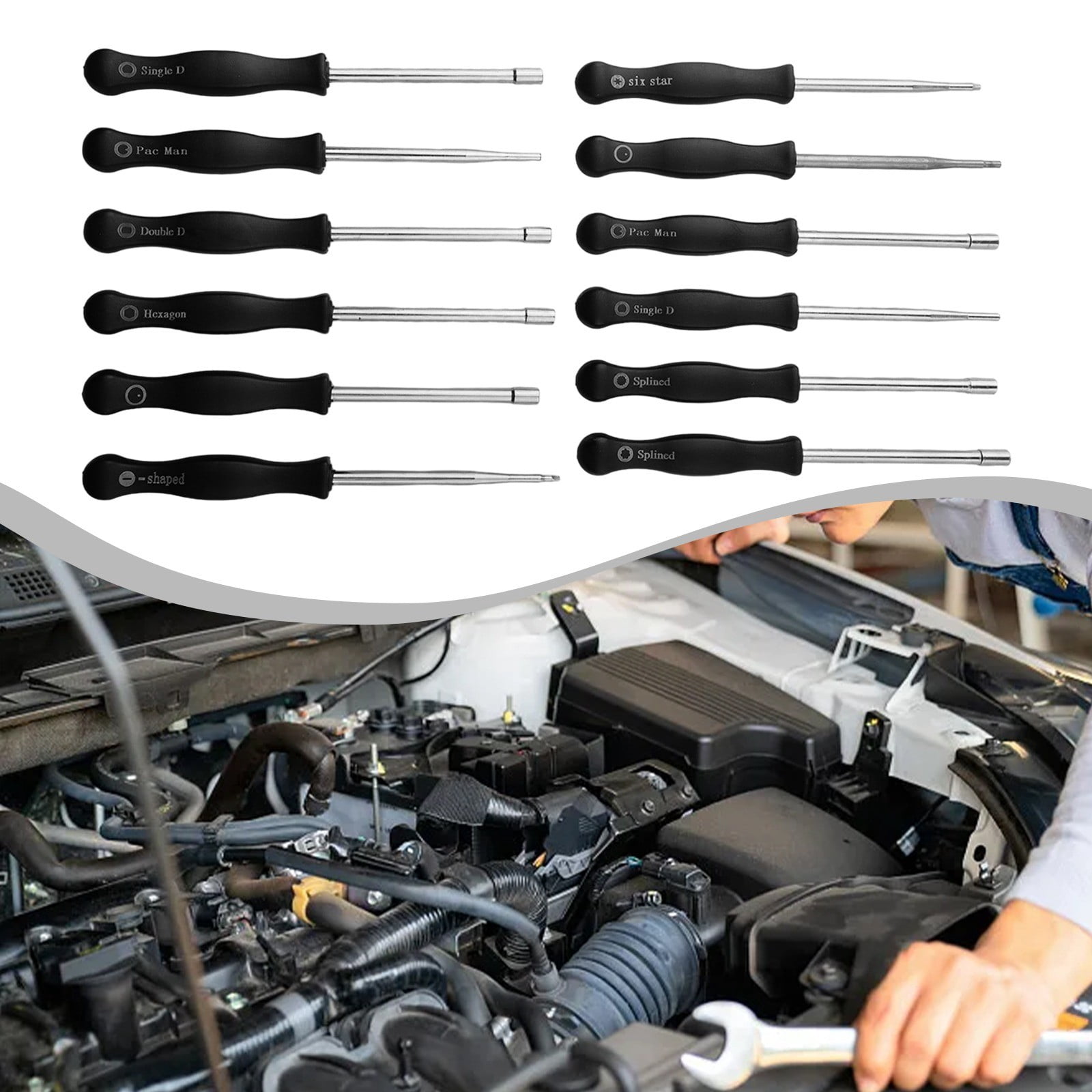 DAMIFU Carburetor Adjustment Tool Set Screwdriver Kit Tester for 2 ...