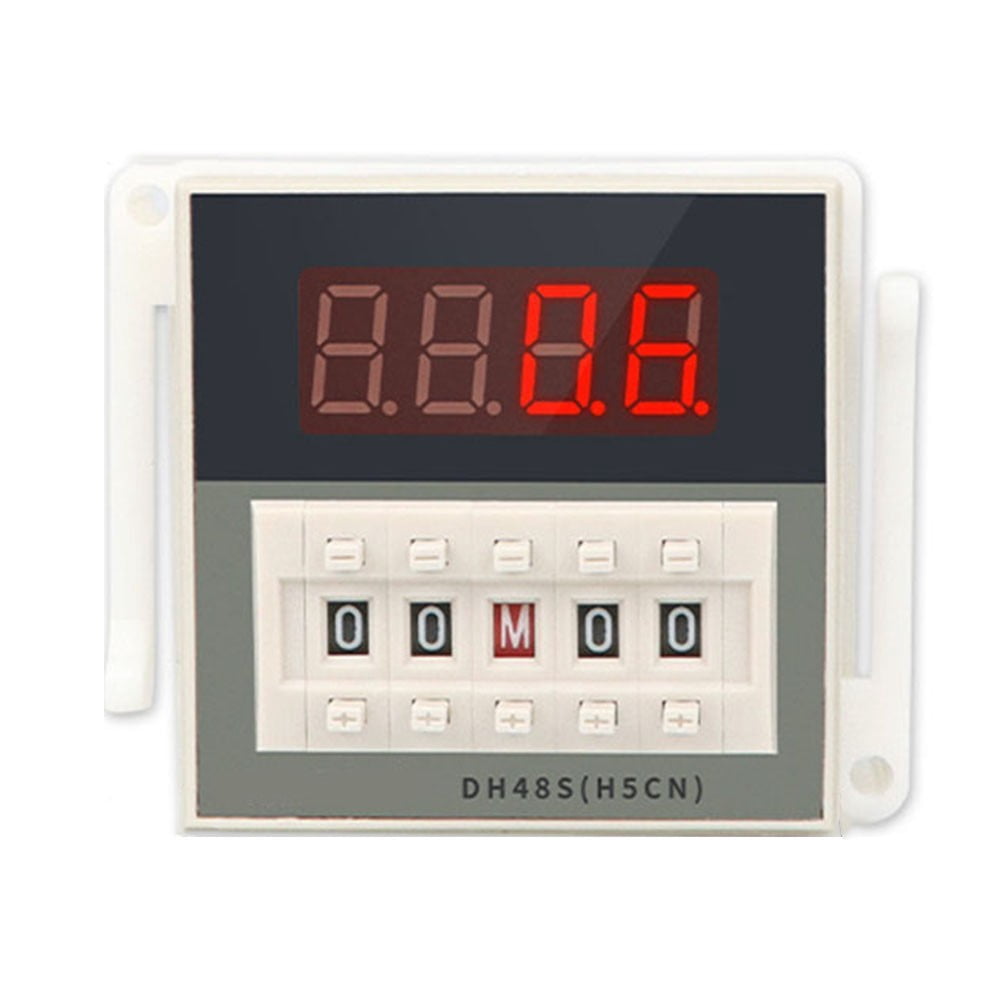 DAMIFU DH48S-2Z 12V-220V Repeat Cycle SPDT Programmable Timer Time ...