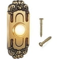DAMIFU Heavy Duty Doorbell Button Metal Lighted Up Door Bell Wired Push