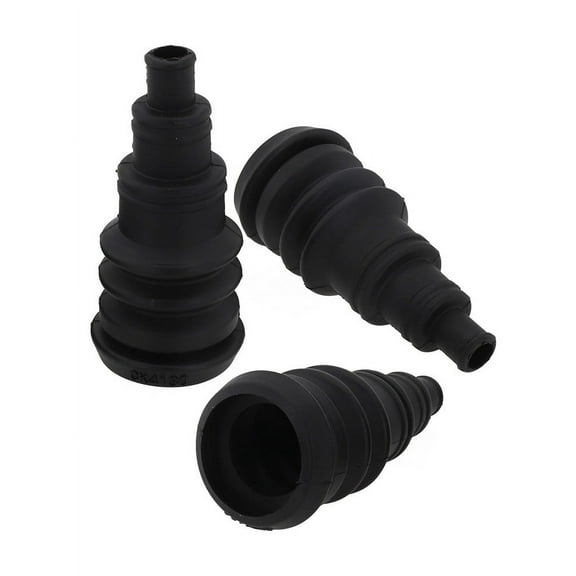 DAMIFU High Quality Firewall Boot Protective Case Car Truck Parts Easy To Use Black Reusable Rubber Material 3 Pieces