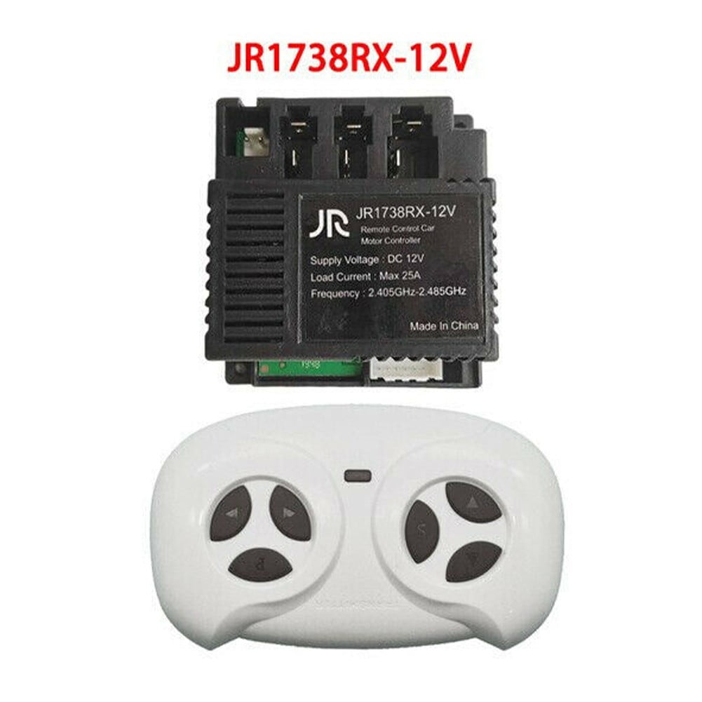 Ricevitore di telecomando compatibile JR 12V 6V per auto elettriche per bambini, funziona con JR1705 JR1738 JR1958 (JR1958RX-2S 12V