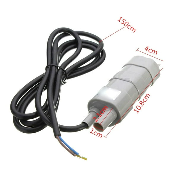 DAMIFU Jt500 1Pcs 12V Submersible Pump With 1.5-Meter Cable For Rv Garden Watering Grey
