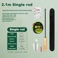 thumbnail image 1 of DAMIFU Kids Fishing Rod Set - Ultra-Light 1.2-2.1M Mini Pole, 1 of 4