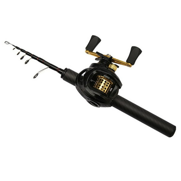 DAMIFU Portable Fishing Rod Carbon Fiber Spinnings Fishing Rod Baitcasting Fishing Rod