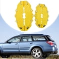 thumbnail image 1 of DAMIFU Practical High Quality Caliper Cover Kits 3D Style 4Pcs Disc Yellow Accessories Brake Caliper Front/Rear Parts, 1 of 9