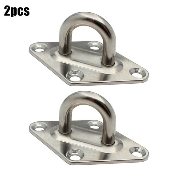 DAMIFU Secure And Reliable Stainless Steel Diamond Eye Plate Deck Attachment For Boats