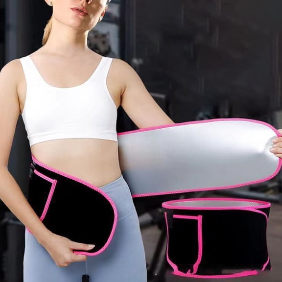 DAMIFU Silver Ion Waist Trimmer - Sweat Belt For Weight Loss & Back Support (3 Colors)