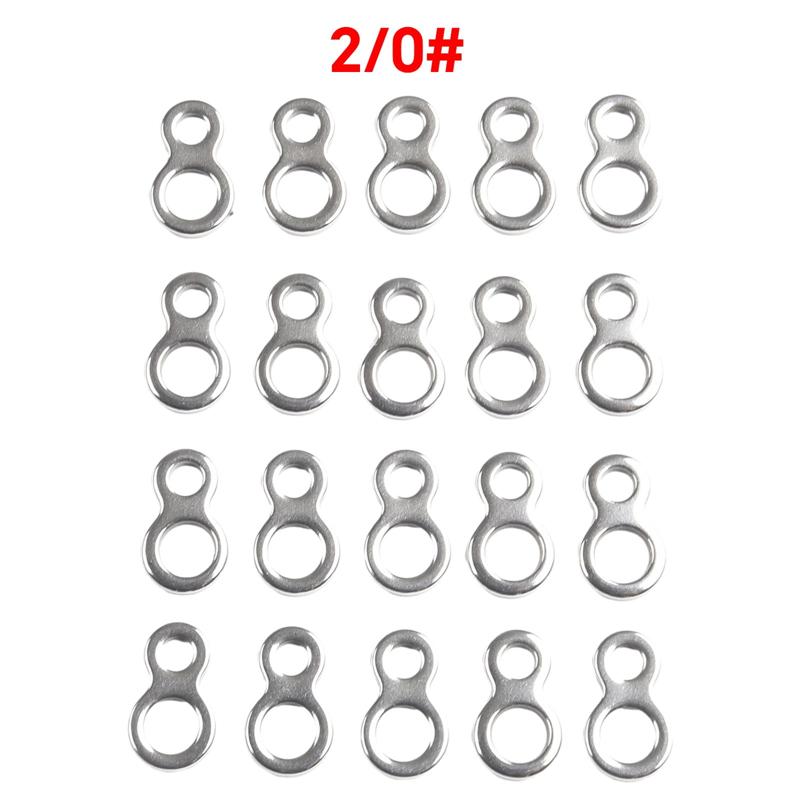DAMIFU Solid Ring Smooth Fish Ring Connection Stainless Steel Solid ...