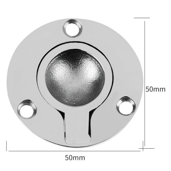 DAMIFU Stainless Steel Flush Mount Lifting Ring Pull Handle For Boat And Cabinet Use
