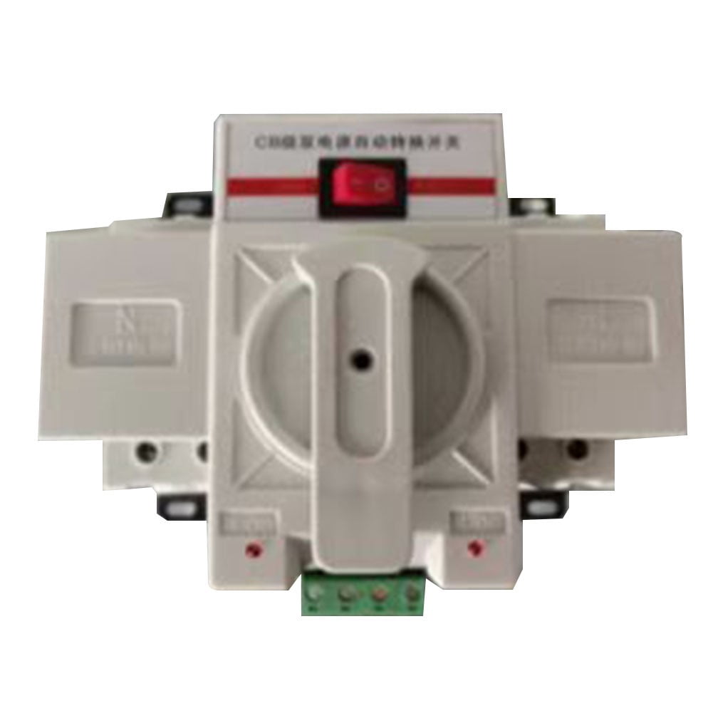 DAMIFU Transfer Switch Reliable 63A 32A MCB Type Automatic Dual Power Transfer Switch Circuit Breaker for Power Backup 2P-40A