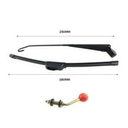 DAMIFU UTV Windshield Windscreen Wiper Parts For Polaris RZR 800 900 1000 XP For Can Am Manual Hand Operated Windshield Wiper Arm280MM+wiper250MM