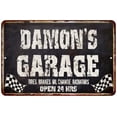 thumbnail image 1 of DAMON'S Garage Black Grunge Sign 8x12 Decor Gift 208120005146, 1 of 1