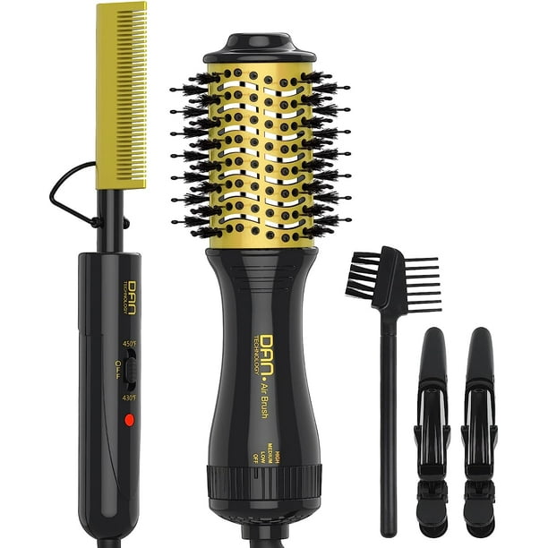 DAN Hair Dryer Brush Hot Comb Travel Set,OneStep Hot Air Brush